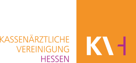 Logo der Kassenärztlichen Vereinigung Hessen, das den gleichnamigen Schriftzug zeigt.