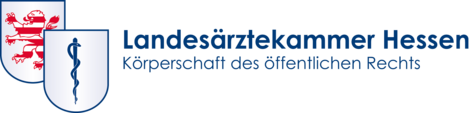 Logo der Landesärztekammer Hessen, das den gleichnamigen Schriftzug zeigt.